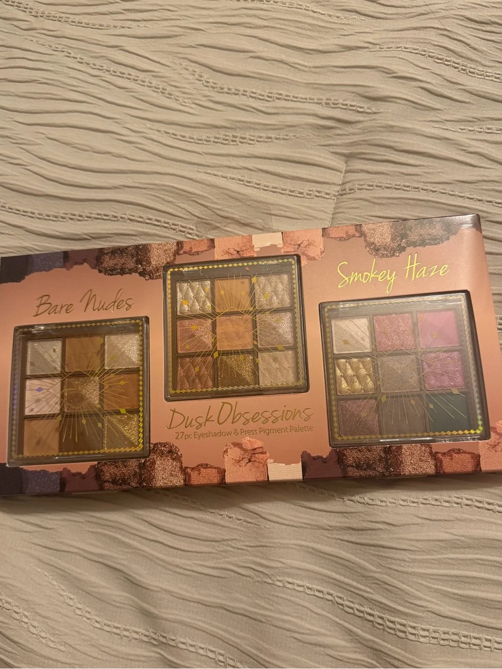 Makeup Techniques Dusk Obsessions 3-Palette Eyeshadow Gift Set | Bare Nudes, Smo